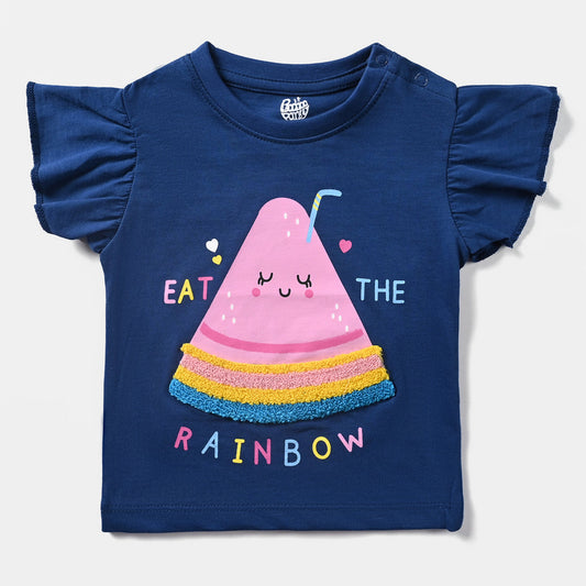 Beebaystyle Girls Cotton Rainbow T-Shirt